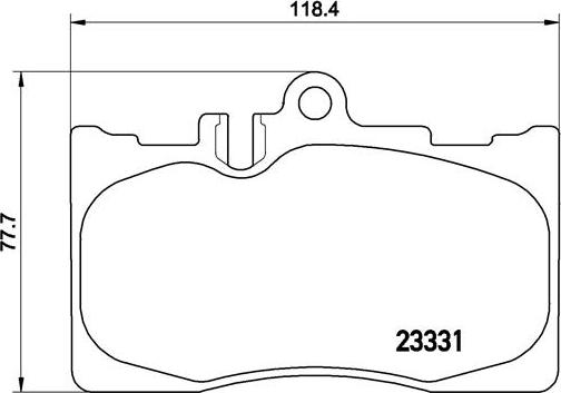 Brembo P 83 058 - Kit pastiglie freno, Freno a disco www.autoricambit.com