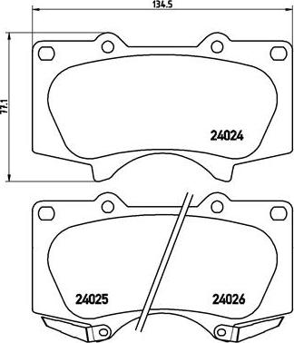 Brembo P 83 066X - Kit pastiglie freno, Freno a disco www.autoricambit.com