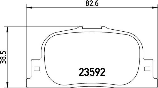 Brembo P 83 063 - Kit pastiglie freno, Freno a disco www.autoricambit.com