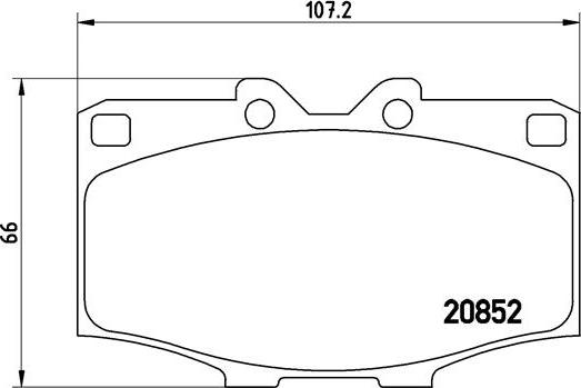 Brembo P 83 006 - Kit pastiglie freno, Freno a disco www.autoricambit.com