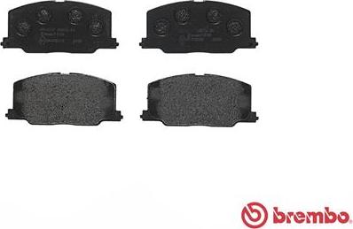 Brembo P 83 016 - Kit pastiglie freno, Freno a disco www.autoricambit.com