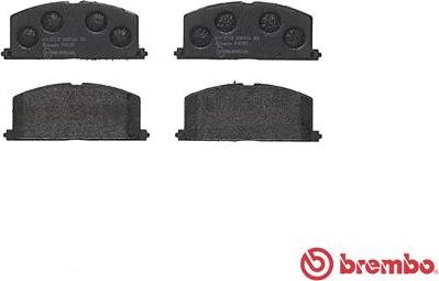 Brembo P 83 011 - Kit pastiglie freno, Freno a disco www.autoricambit.com