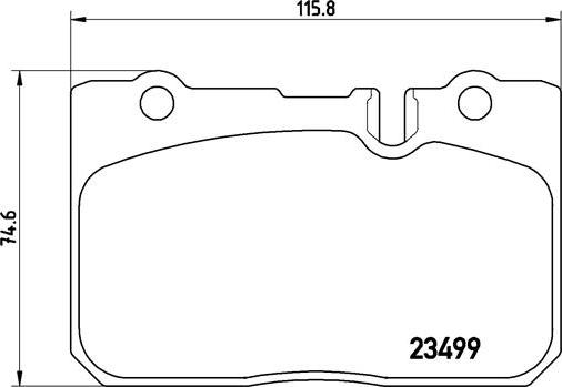 Brembo P 83 039 - Kit pastiglie freno, Freno a disco www.autoricambit.com