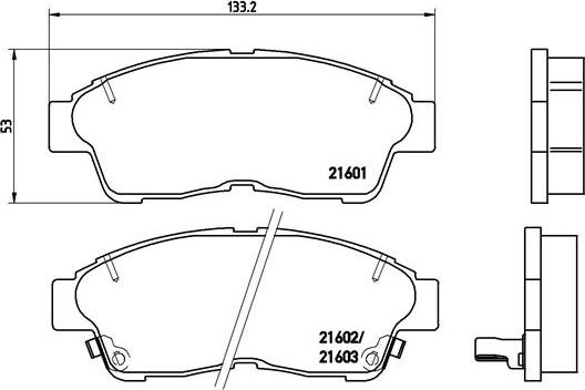 Brembo P 83 034 - Kit pastiglie freno, Freno a disco www.autoricambit.com