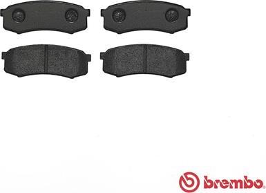 Brembo P 83 024 - Kit pastiglie freno, Freno a disco www.autoricambit.com