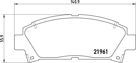 Brembo P 83 028 - Kit pastiglie freno, Freno a disco www.autoricambit.com