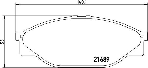 Brembo P 83 023 - Kit pastiglie freno, Freno a disco www.autoricambit.com