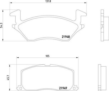 Brembo P 83 022 - Kit pastiglie freno, Freno a disco www.autoricambit.com