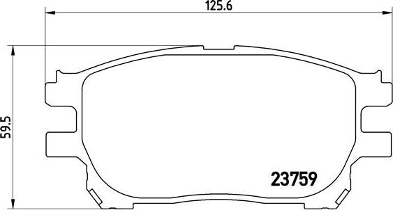 Brembo P 83 070 - Kit pastiglie freno, Freno a disco www.autoricambit.com