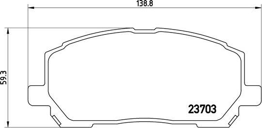 Brembo P 83 078 - Kit pastiglie freno, Freno a disco www.autoricambit.com