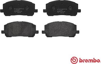 Brembo P 83 078 - Kit pastiglie freno, Freno a disco www.autoricambit.com