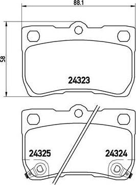 Brembo P 83 073 - Kit pastiglie freno, Freno a disco www.autoricambit.com