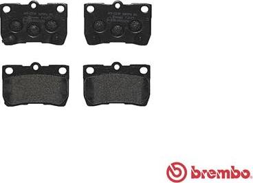 Brembo P 83 073 - Kit pastiglie freno, Freno a disco www.autoricambit.com