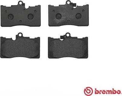 Brembo P 83 072 - Kit pastiglie freno, Freno a disco www.autoricambit.com