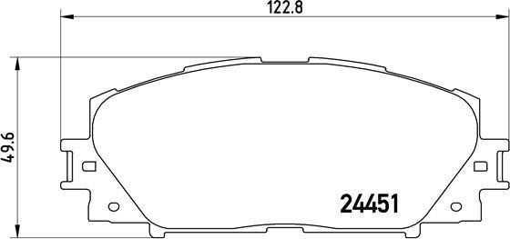 Brembo P 83 141 - Kit pastiglie freno, Freno a disco www.autoricambit.com