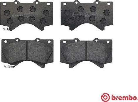 Brembo P 83 107 - Kit pastiglie freno, Freno a disco www.autoricambit.com