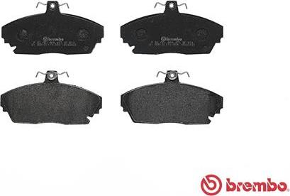 Brembo P 82 001 - Kit pastiglie freno, Freno a disco www.autoricambit.com