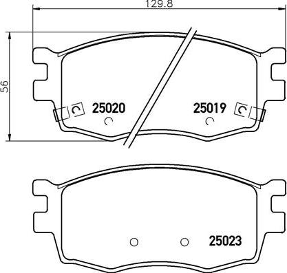 Brembo P 30 069 - Kit pastiglie freno, Freno a disco www.autoricambit.com