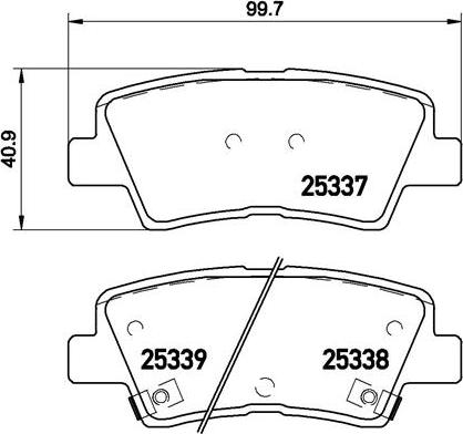 Brembo P 30 067 - Kit pastiglie freno, Freno a disco www.autoricambit.com