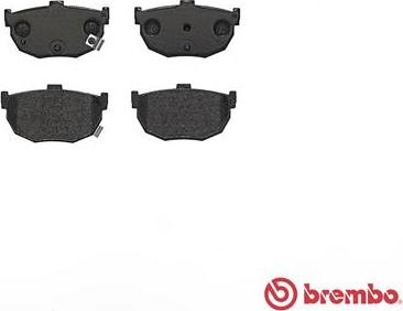 Brembo P 30 003 - Kit pastiglie freno, Freno a disco www.autoricambit.com