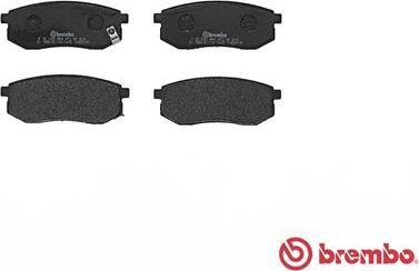 Brembo P 30 030 - Kit pastiglie freno, Freno a disco www.autoricambit.com