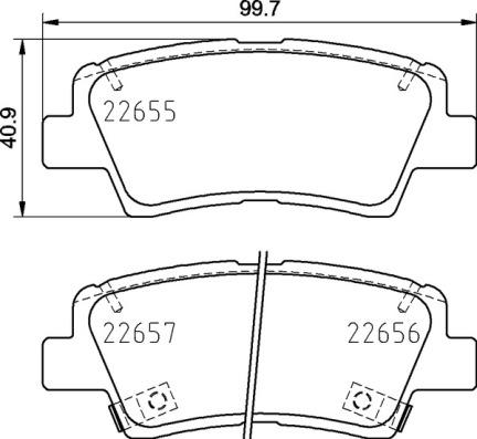 Brembo P 30 103 - Kit pastiglie freno, Freno a disco www.autoricambit.com