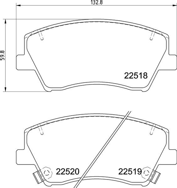 Brembo P 30 107E - Kit pastiglie freno, Freno a disco www.autoricambit.com