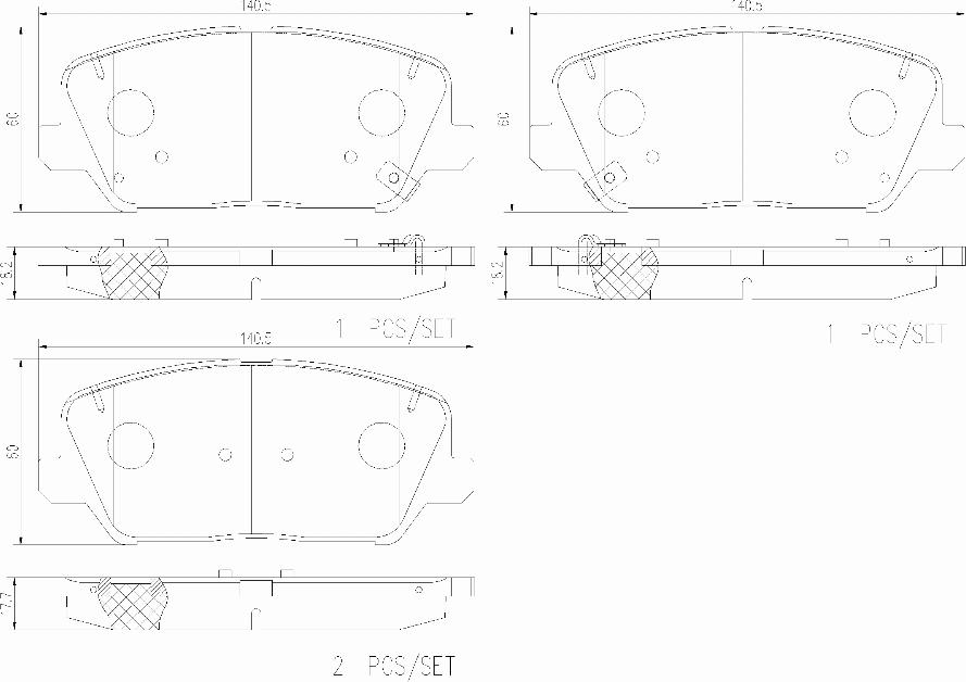 Brembo P 30 128 - Kit pastiglie freno, Freno a disco www.autoricambit.com