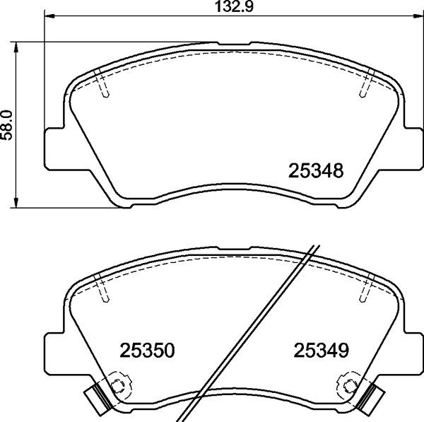 BOSCH F 002 H24 149 - Kit pastiglie freno, Freno a disco www.autoricambit.com