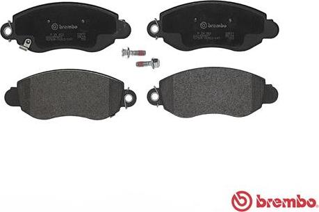 Brembo P 24 052 - Kit pastiglie freno, Freno a disco www.autoricambit.com