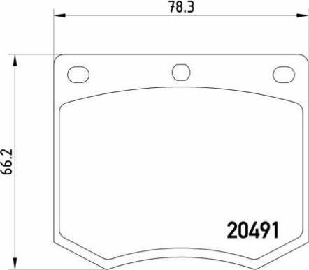 Brembo P 24 002 - Kit pastiglie freno, Freno a disco www.autoricambit.com