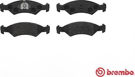 Brembo P 24 016 - Kit pastiglie freno, Freno a disco www.autoricambit.com