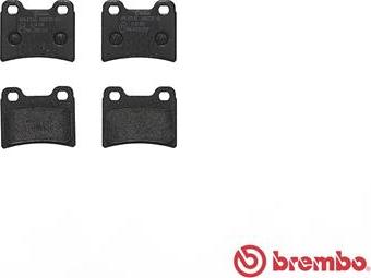 Brembo P 24 030 - Kit pastiglie freno, Freno a disco www.autoricambit.com