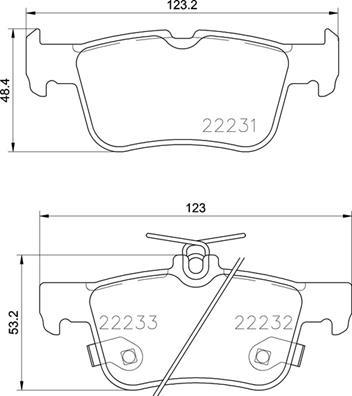 Brembo P 24 201 - Kit pastiglie freno, Freno a disco www.autoricambit.com