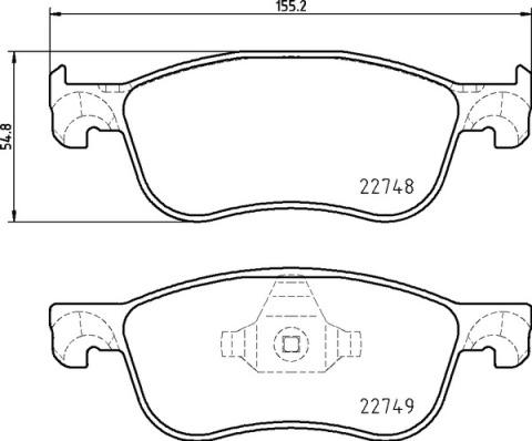 Brembo P 24 210 - Kit pastiglie freno, Freno a disco www.autoricambit.com