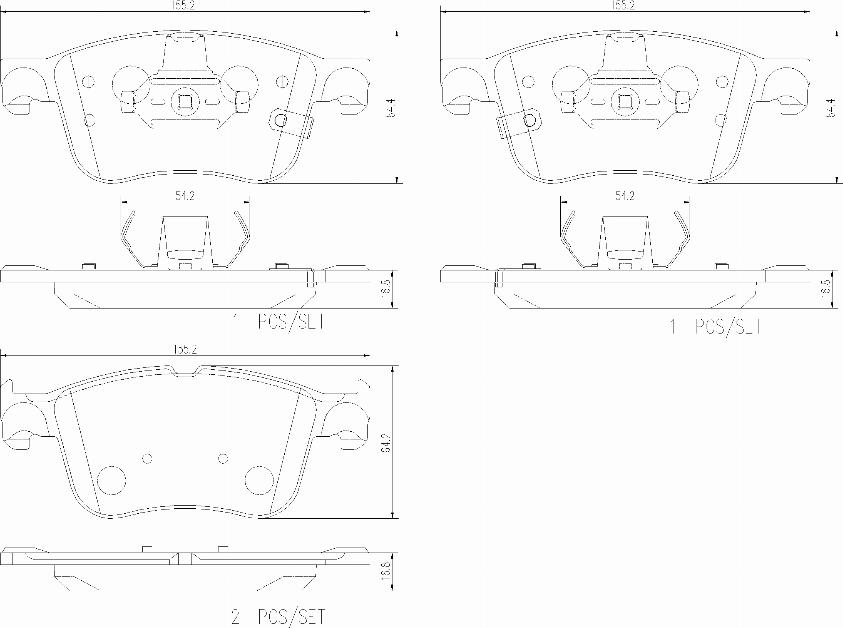 Brembo P24234N - Kit pastiglie freno, Freno a disco www.autoricambit.com