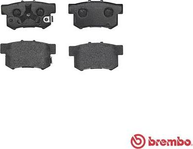 Brembo P 28 051 - Kit pastiglie freno, Freno a disco www.autoricambit.com