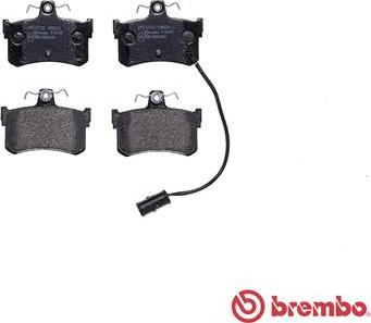 Brembo P 28 015 - Kit pastiglie freno, Freno a disco www.autoricambit.com