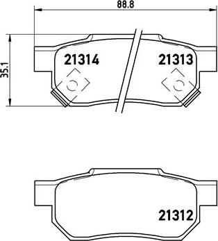 Brembo P 28 017 - Kit pastiglie freno, Freno a disco www.autoricambit.com