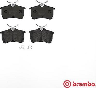 Brembo P 28 030 - Kit pastiglie freno, Freno a disco www.autoricambit.com