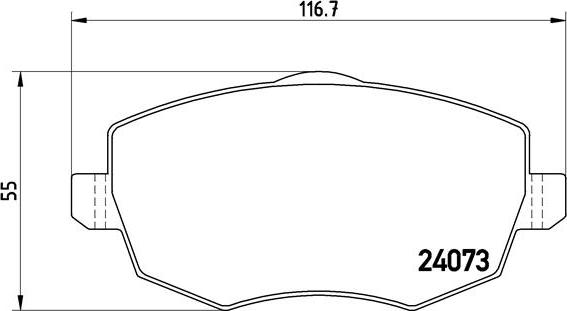 Brembo P 23 094 - Kit pastiglie freno, Freno a disco www.autoricambit.com