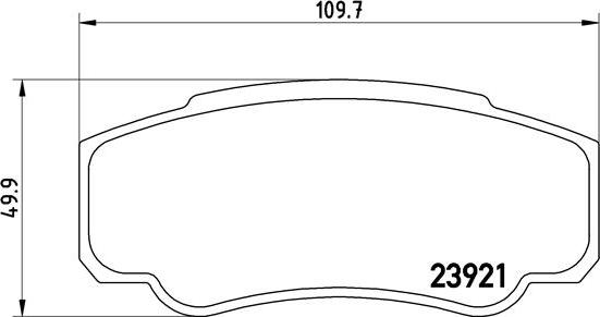 Brembo P 23 093 - Kit pastiglie freno, Freno a disco www.autoricambit.com