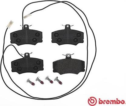 Brembo P 23 048 - Kit pastiglie freno, Freno a disco www.autoricambit.com