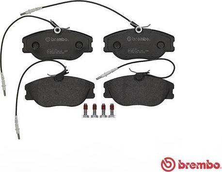 Brembo P 23 061 - Kit pastiglie freno, Freno a disco www.autoricambit.com