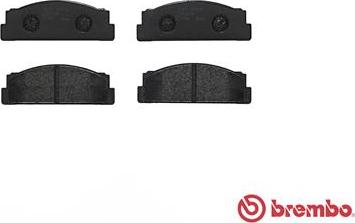 Brembo P 23 003 - Kit pastiglie freno, Freno a disco www.autoricambit.com