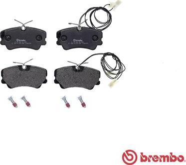 Brembo P 23 035 - Kit pastiglie freno, Freno a disco www.autoricambit.com