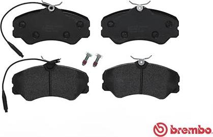 Brembo P 23 023 - Kit pastiglie freno, Freno a disco www.autoricambit.com