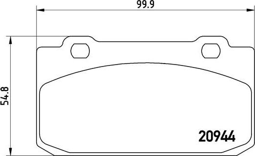 Brembo P 23 027 - Kit pastiglie freno, Freno a disco www.autoricambit.com