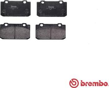 Brembo P 23 027 - Kit pastiglie freno, Freno a disco www.autoricambit.com