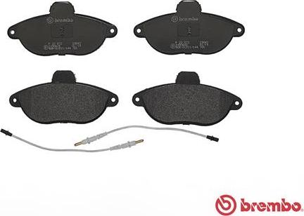 Brembo P 23 072 - Kit pastiglie freno, Freno a disco www.autoricambit.com